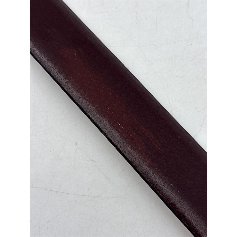 vintage Christian Dior Leather belt 218585 Brown/burgundy Size 34 NWT Mens - Picture 8 of 11